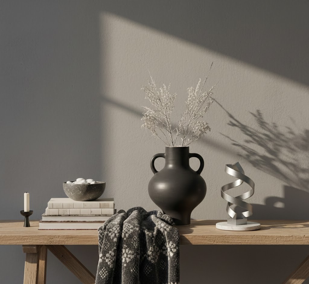 Seasonal home decor collection display